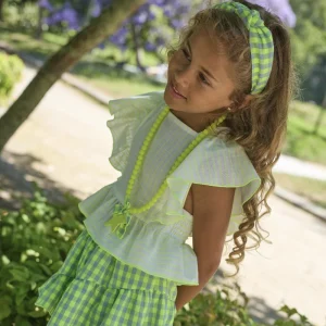 CONJUNTO NIÑA FALDA VICHY PESCARDINOS LA MARTINICA