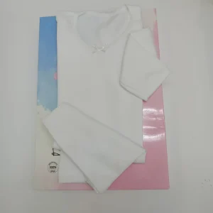 Camiseta algodón manga larga niña.