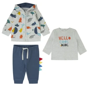 Chándal felpa tres piezas.