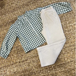 CONJUNTO PANTALON PANA VICHY BE MORE