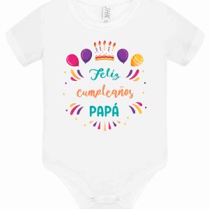 Body Bebé Cumpleaños Papá