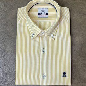 Camisa Bones rayas amarilla
