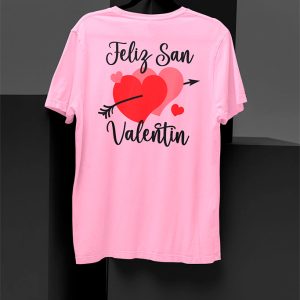 Camiseta Rosa «Flechazo de San Valentín»