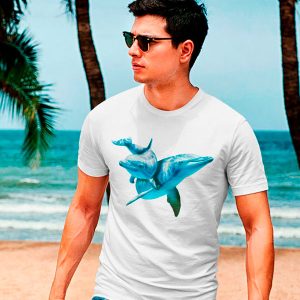 Camiseta TODOBUCEO Pareja Delfines