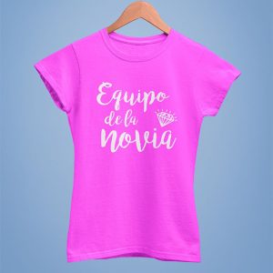 Camiseta despedida de soltera equipo de la novia