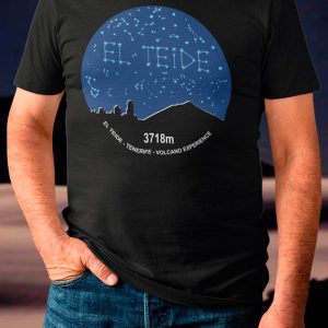 Camiseta hombre volcano Teide Tenerife 3718 metros