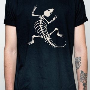 Camiseta para hombre con un ocurrente lagarto