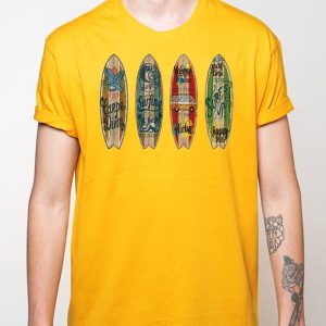 Camiseta para hombre surfera con frases