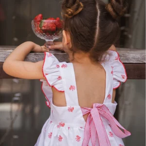 VESTIDO CORALES ROJO REEF EVE CHILDREN