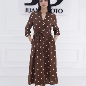 Vestido lunares 9033