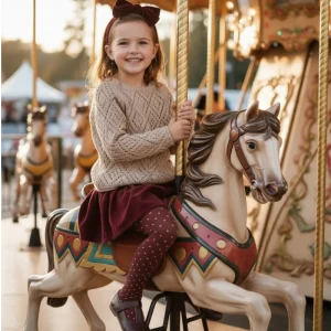 JERSEY ROMBOS CALADOS CAMEL