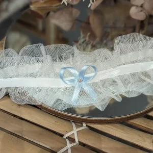 Liga para novia Umi  lazo azul