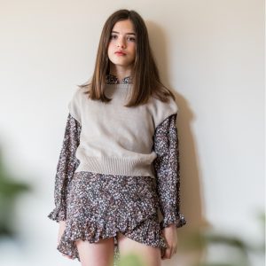 CHALECO PUNTO CUERDA, INVIERNO 2023