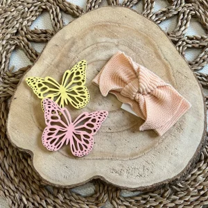 DIADEMA BEBÉ PUNTO MELOCOTON, PANGASA