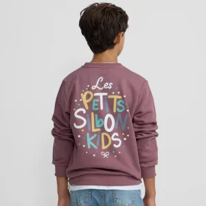 SUDADERA KIDS PETITS BURDEOS SILBON