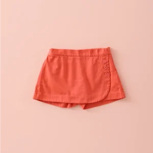 FALDA PANTALON TINTE ROJO FIESTA  MI CANESU