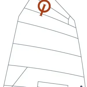 Vela de Optimist competición JSail Blue