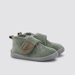 Igor – Medium. Zapatilla Homie pana verde