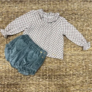 CONJUNTO BLUSA BOMBACHO PANA BE MORE KIDS