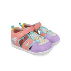 Garvalín – Soft sandalia elástico lila coral