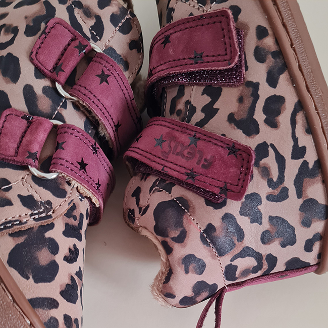 Flexi Nens – Botín piel forro merinilla burdeos nude - Imagen 3