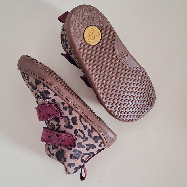 Flexi Nens – Botín piel forro merinilla burdeos nude - Imagen 4