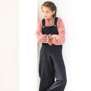 CONJUNTO PETO NEGRO BLUSA TULIPÁN OSAMORE