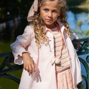 CONJUNTO NIÑA FALDA Y JERSEY PEACH LA MARTINICA