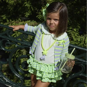 CONJUNTO NIÑA BRAGUITA VICHY PESCARDINOS LA MARTINICA