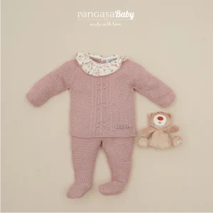 CONJUNTO POLAINA VINTAGE ROSA PANGASA