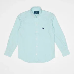 CAMISA NIÑO VICHY TURQUESA SCOTTA