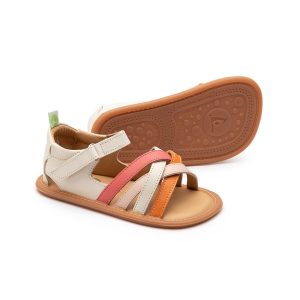Tip Toey Joey – Criss Cross sandalia naranja coral